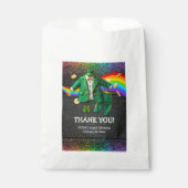 St. Patrick's Day Gold Rainbow Clover Baby Shower Geschenktütchen (Vorderseite)