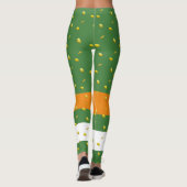 St Patrick's Day Golden Coins Irland Leggings (Rückseite)