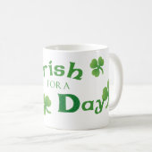 St. Patrick's Day Golden Kaffeetasse (VorderseiteRechts)