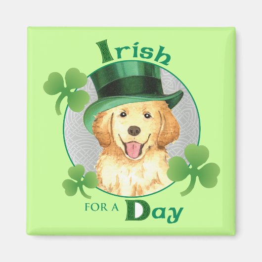 St. Patrick's Day Golden Magnet (Vorne)