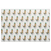 St. Patrick's Day Golden Retriever Dog Stoff (Fat Quarter (45,7 x 55,9 cm))