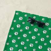 St. Patrick's Day Golden Retriever Dog Strandtuch (Beispiel)