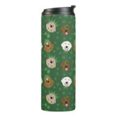 St Patricks Day Golden Retriever Hunde Thermosbecher (Nach links gedreht)