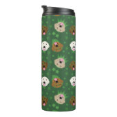 St Patricks Day Golden Retriever Hunde Thermosbecher (Nach rechts gedreht)