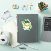 St. Patrick's Day Golden Retriever Vinyl Sticker (iPad Hülle)