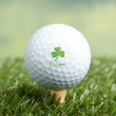 St. Patrick's Day Golf Golfer Custom Personalized Golfball (Insitu T-Shirt)