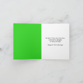 St. Patrick's Day Golfball Leprechaun Rätsel Karte (Innenseite)