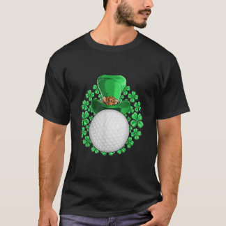 St Patricks Day Golfspiel Männer Frauen Kinder T-Shirt