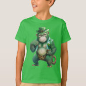 St. Patrick's Day Gorilla T-Shirt (Vorderseite)