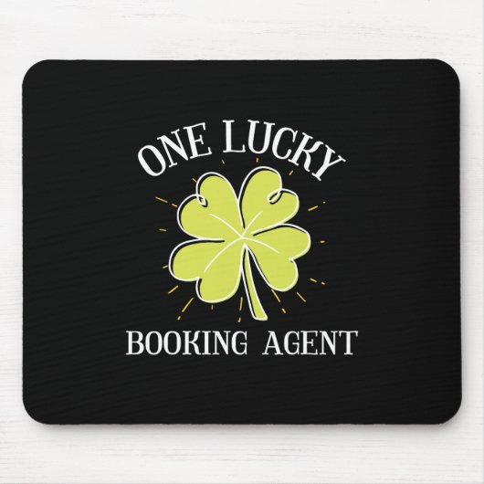St. Patrick's Day-Grafik für einen Booking-Agenten Mousepad (Vorne)