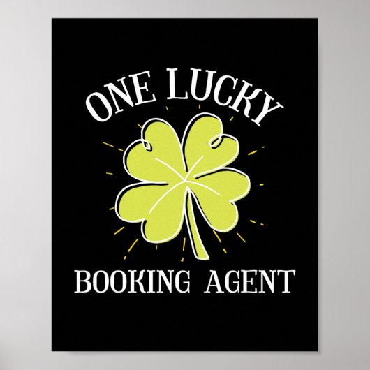 St Patricks Day Graphic for a Booking Agent One Lu Poster (Vorne)