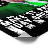 St. Patrick's Day Great Again Funny Trump 1 Poster (Ecke)