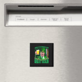 St. Patrick's Day Great Again Funny Trump 3 Magnet (In Situ (Geschirrspüler))