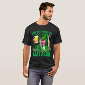 St. Patrick's Day Great Again Funny Trump 3 T-Shirt (Vorne ganz)