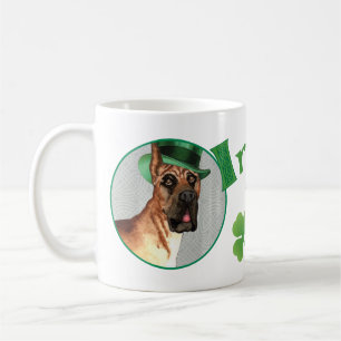 St. Patrick's Day Great Dane Kaffeetasse