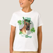 St. Patrick's Day Great Dane T-Shirt (Vorderseite)