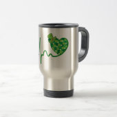 St Patrick's Day Green 15oz Stethoscope Reisebecher (VorderseiteRechts)