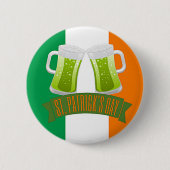 St. Patrick's Day Green Beer Button (Vorderseite)