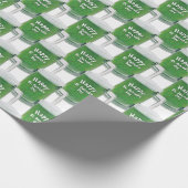 St. Patrick's Day Green Beer Geschenkpapier (Ecke)
