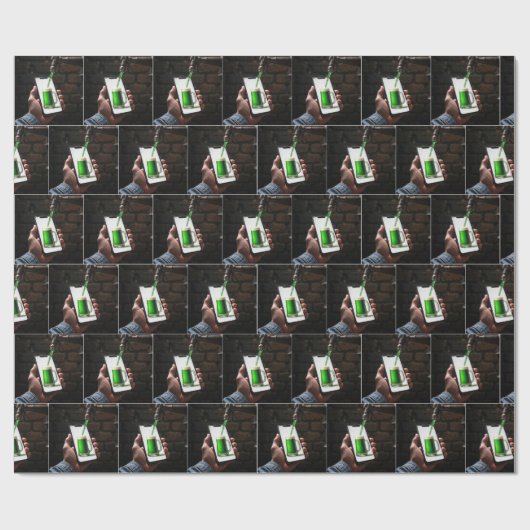 St. Patrick's Day Green Beer Geschenkpapier (Flach)