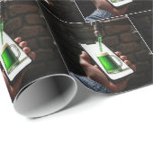 St. Patrick's Day Green Beer Geschenkpapier (Rolleneckpunkt)