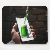 St. Patrick's Day Green Beer Mousepad (Vorne)