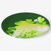 St. Patrick's Day Green Beer Pappteller (Schrägansicht)