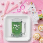 St. Patrick's Day Green Beer Pappteller (Party)