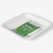 St. Patrick's Day Green Beer Pappteller (Gewinkelt)