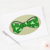 St. Patrick's Day Green Bow Krawatte Sticker (Umschlag)