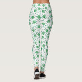 St. Patrick's Day, Green Celtic Kleeblatt Leggings (Rückseite)