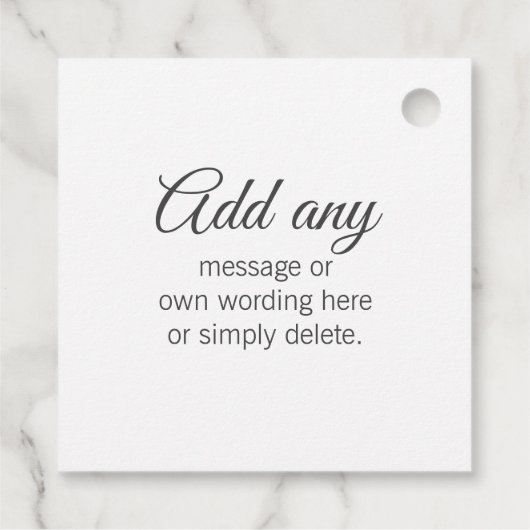 St. Patrick's Day - Green Clover Rainbow Geschenkanhänger (Rückseite)