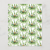 St Patricks Day Green Clovers Old Leprechaun Flyer (Hinten)