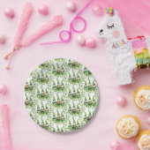 St Patricks Day Green Clovers Old Leprechaun Pappteller (Party)