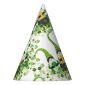 St Patricks Day Green Clovers Old Leprechaun Partyhütchen (Links)