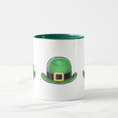 St Patrick's Day Green Derby Hat Tasse (Zentrum)