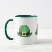 St Patrick's Day Green Derby Hat Tasse (Links)