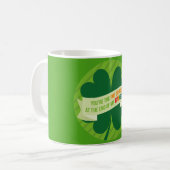 St. Patrick's Day Green Irish Print Tasse (Vorderseite Links)