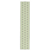 St.Patrick's Day Green Kariert Table Runner Mittelgroßer Tischläufer (Vorderseite)