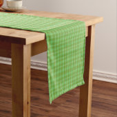 St.Patrick's Day Green Kariert Table Runner Mittelgroßer Tischläufer (Beispiel)