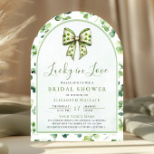 St Patrick's Day Green Kleeblatt Bow Brautparty Einladung