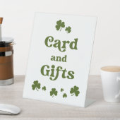 St. Patrick's Day Green Kleeblatt Card Geschenke Sockelschild (In SItu)