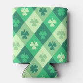 St Patricks Day Green Kleeblatt Clove Dosenkühler (Rückseite)