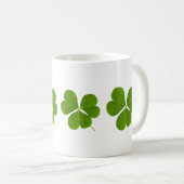 St. Patricks Day Green Kleeblatt Clover - Kaffee T Kaffeetasse (VorderseiteRechts)
