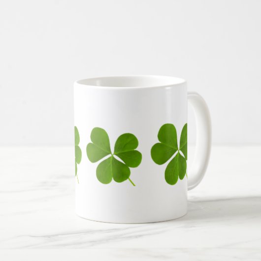 St. Patricks Day Green Kleeblatt Clover - Kaffee T Kaffeetasse (VorderseiteRechts)