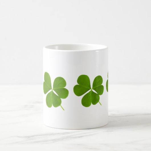 St. Patricks Day Green Kleeblatt Clover - Kaffee T Kaffeetasse (Mittel)