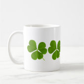 St. Patricks Day Green Kleeblatt Clover - Kaffee T Kaffeetasse (Links)