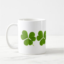 St. Patricks Day Green Kleeblatt Clover - Kaffee T