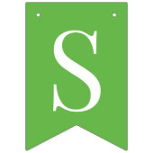 St. Patrick's Day Green Kleeblatt Clover Simple Wimpelkette (Erste Fahne)