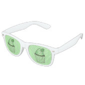St. Patrick's Day Green Kleeblatt Cupcake Shades Sonnenbrille (Schrägansicht)